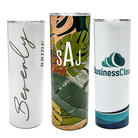 Custom Tumbler - Choice of 16 oz Glass or 20 oz Stainless Steel