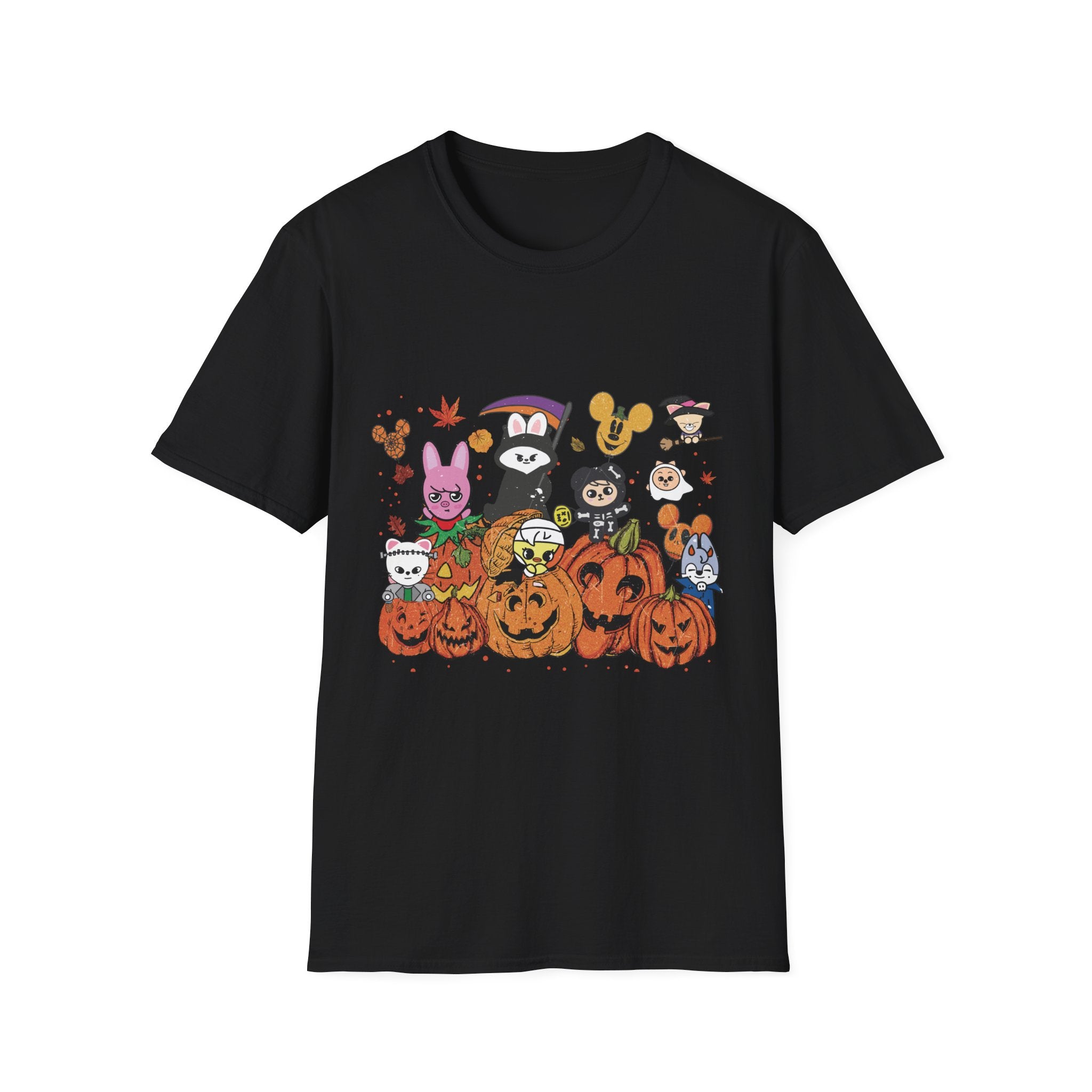 SKZOO Halloween Pumpkins Unisex Soft-Style T-Shirt