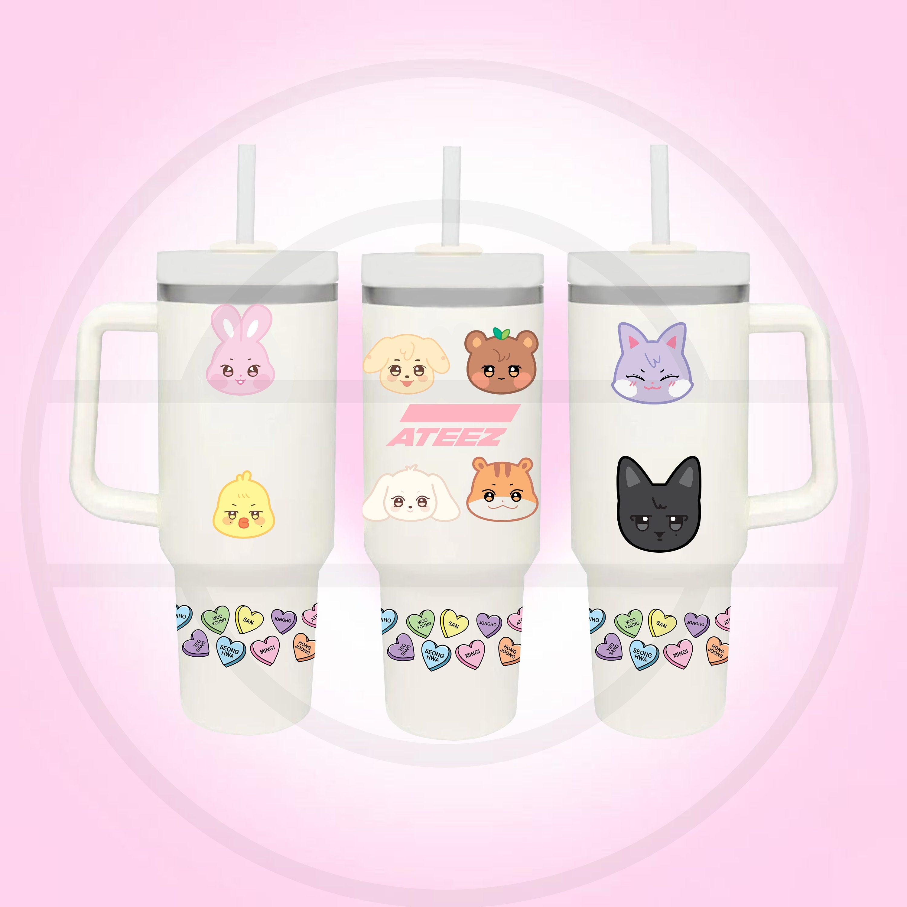 Ateez Aniteez 40 oz Insulated Tumbler