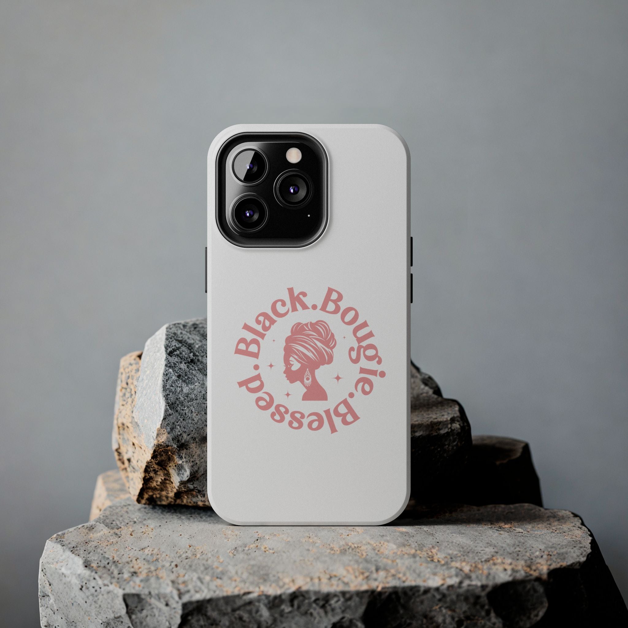 Black Bougie Blessed Phone Case – Impact Resistant for iPhone & Samsung