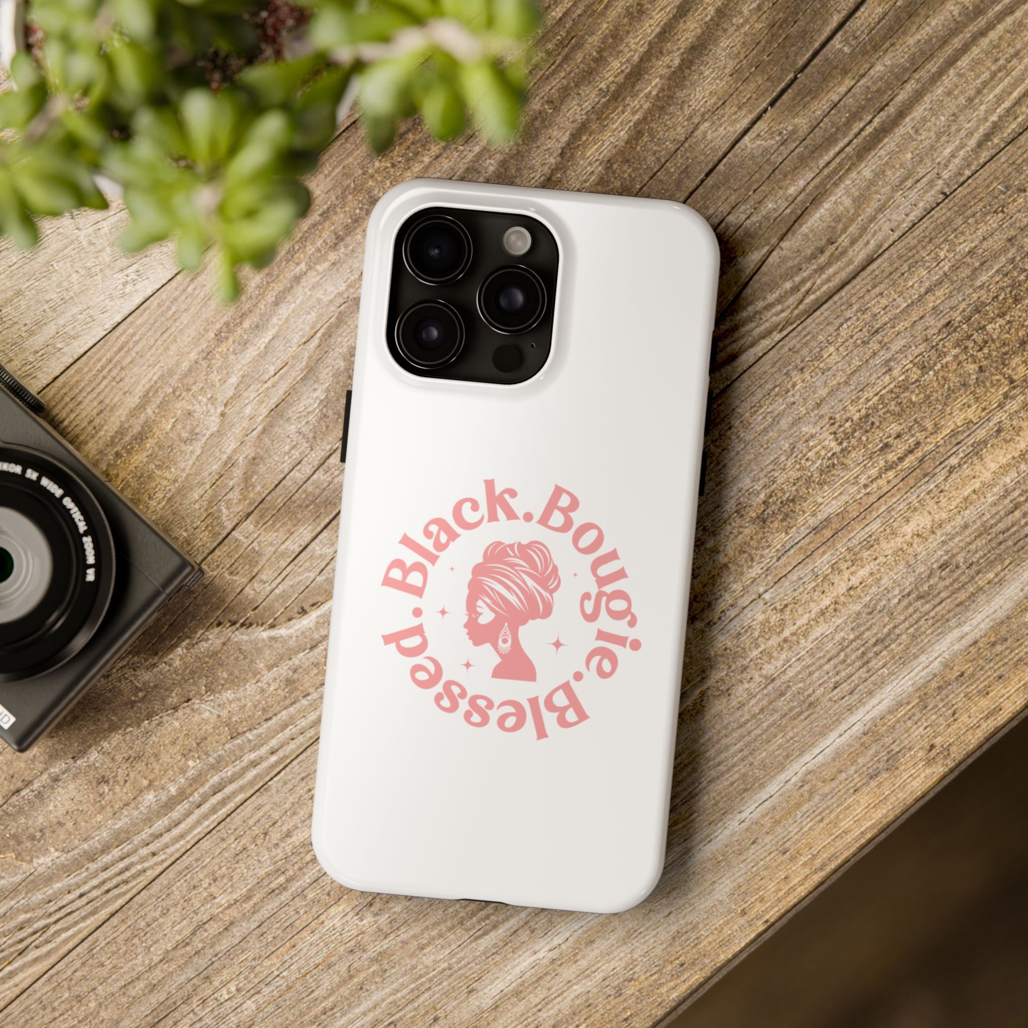 Black Bougie Blessed Phone Case – Impact Resistant for iPhone & Samsung