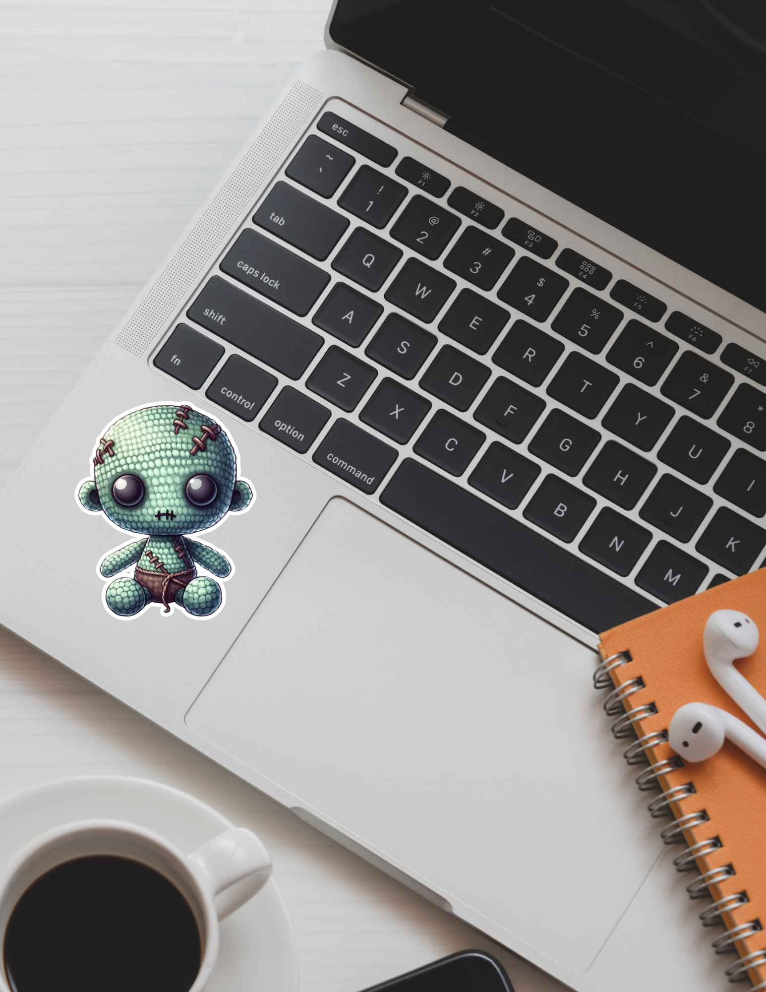 Cute Zombie Crochet Kawaii Sticker