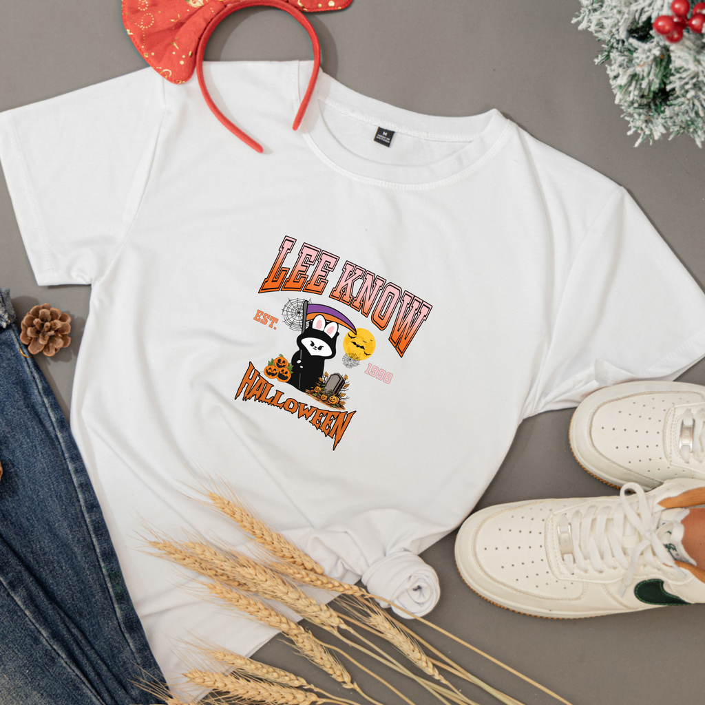 Lee Know Halloween SKZOO Unisex Softstyle T-Shirt
