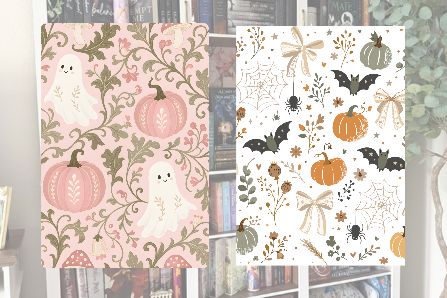 Fall Ghost Kindle Case Inserts – Set of 2