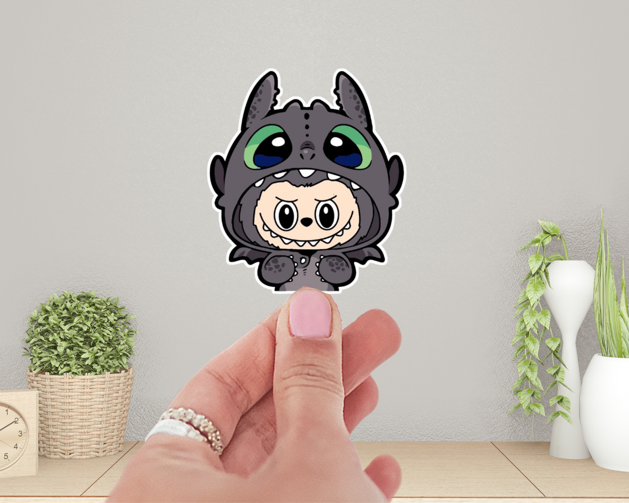 Toothless  Labubu Sticker