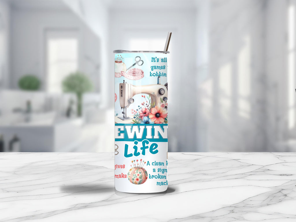 Sewing Life Tumbler 20 oz Stainless Steel