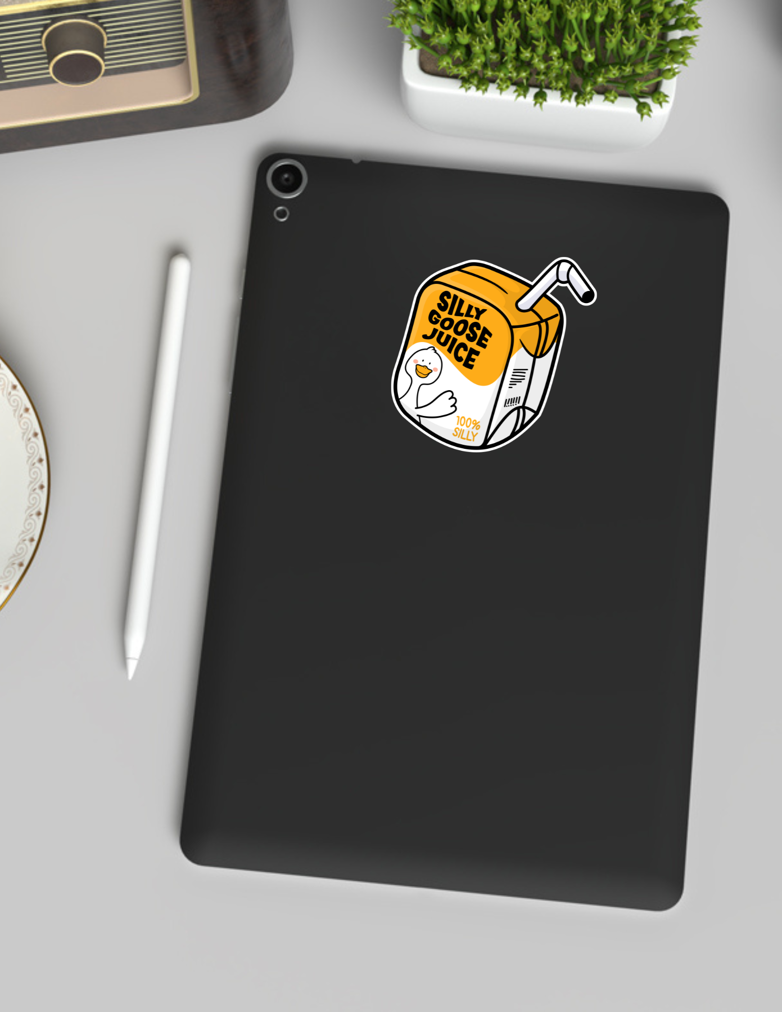 Silly Goose Juice Sticker