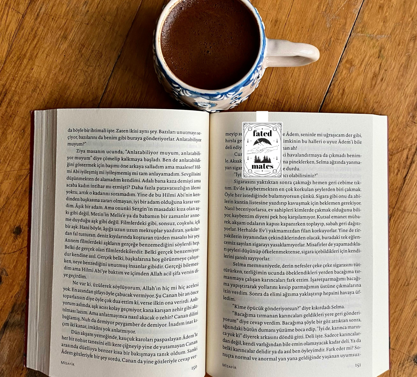 “Fated Mates” Handmade Magnetic Bookmark