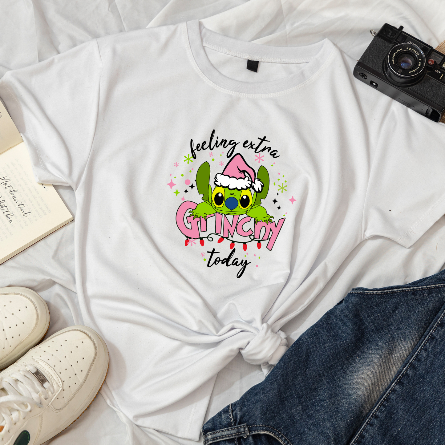 Feeling Extra Grinchy Today Unisex Soft-Style T-Shirt