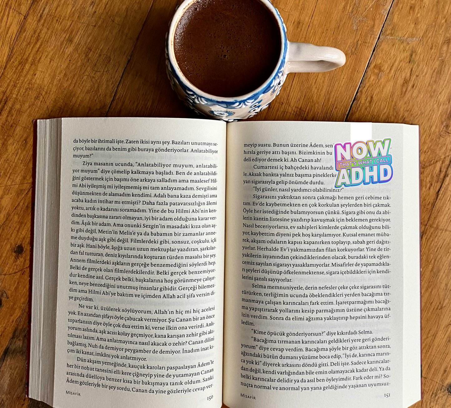 “Now That’s What I Call ADHD” Handmade Magnetic Bookmark