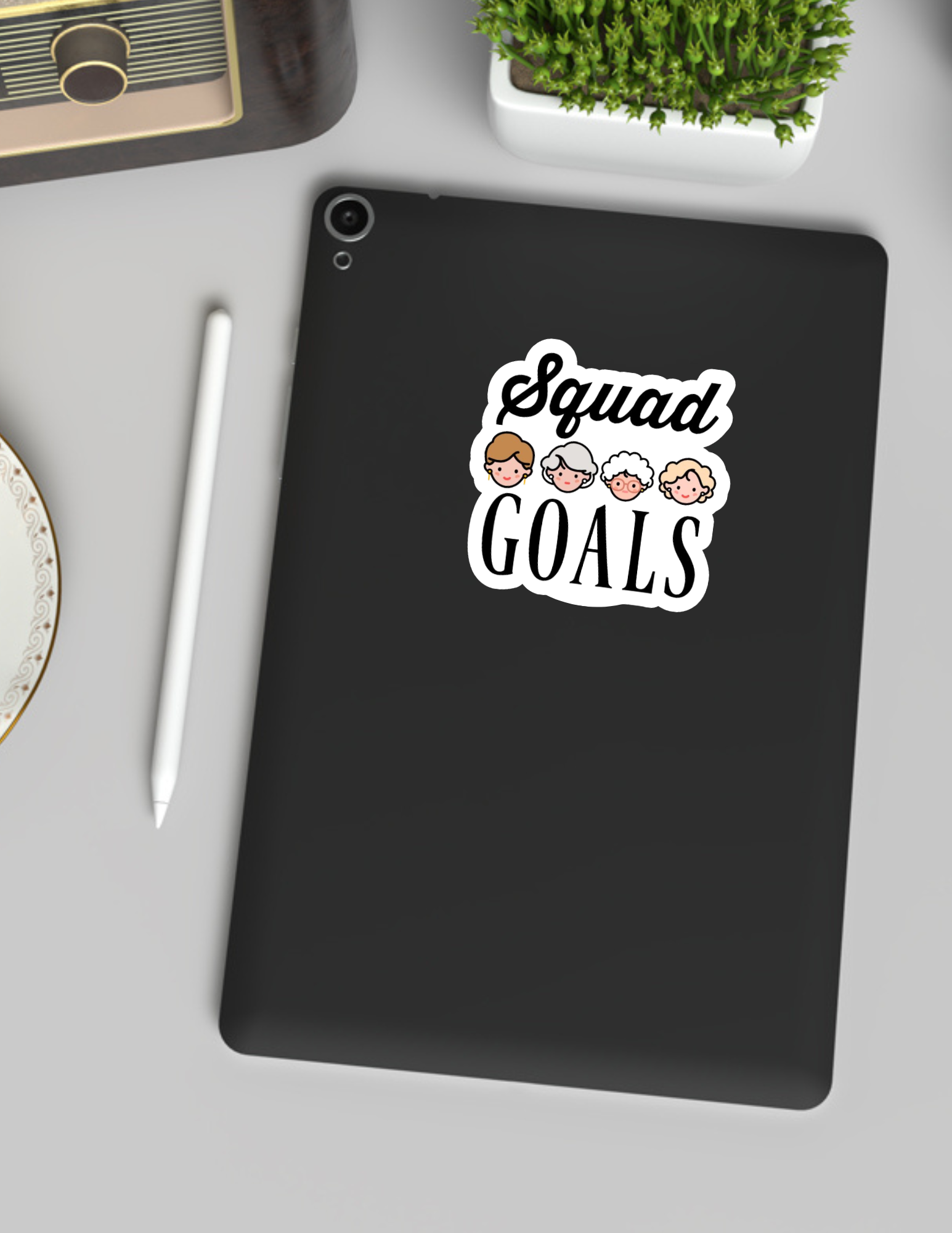 Squad Goals Sticker - Funny Friendship Sticker