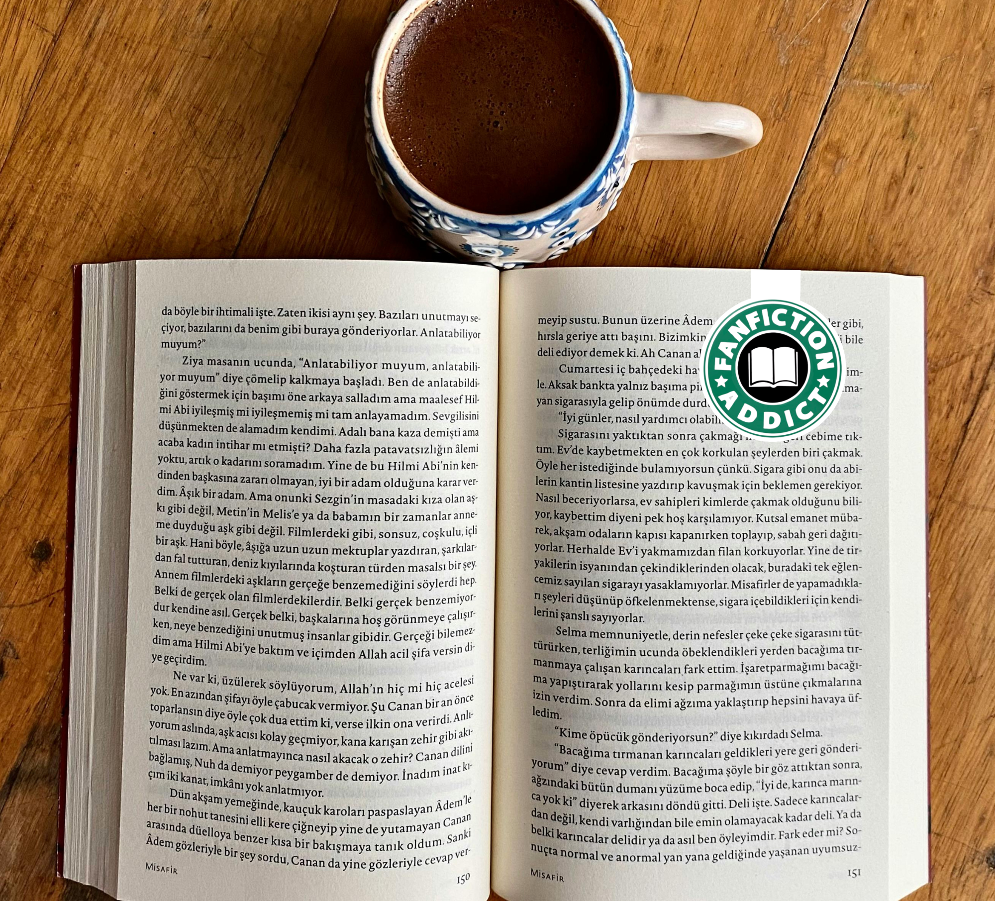 Handmade “Fanfiction Addict” Magnetic Bookmark