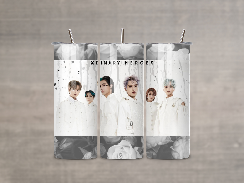 20 oz Xdinary Heroes Black & White Tumbler