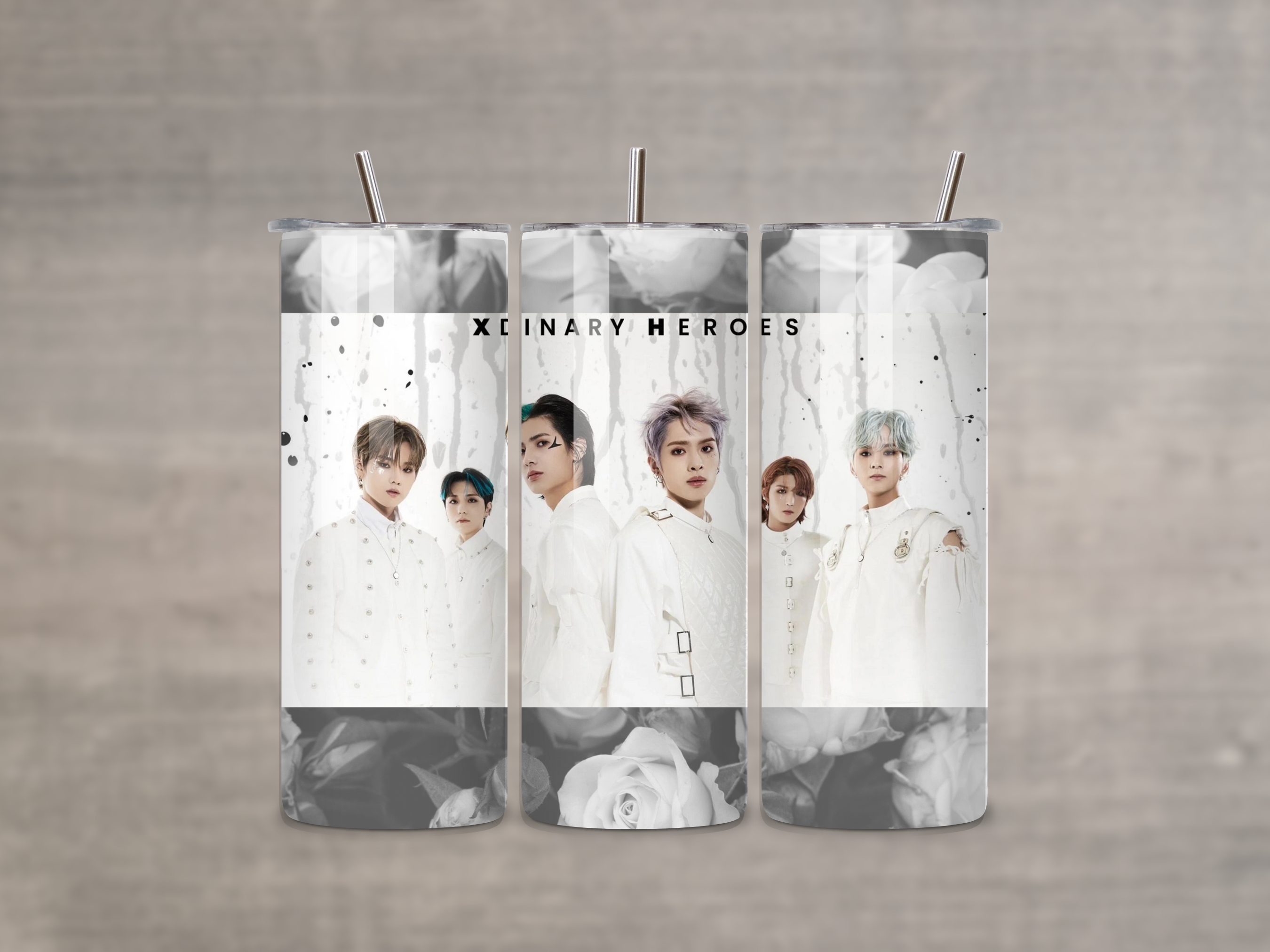20 oz Xdinary Heroes Black & White Tumbler