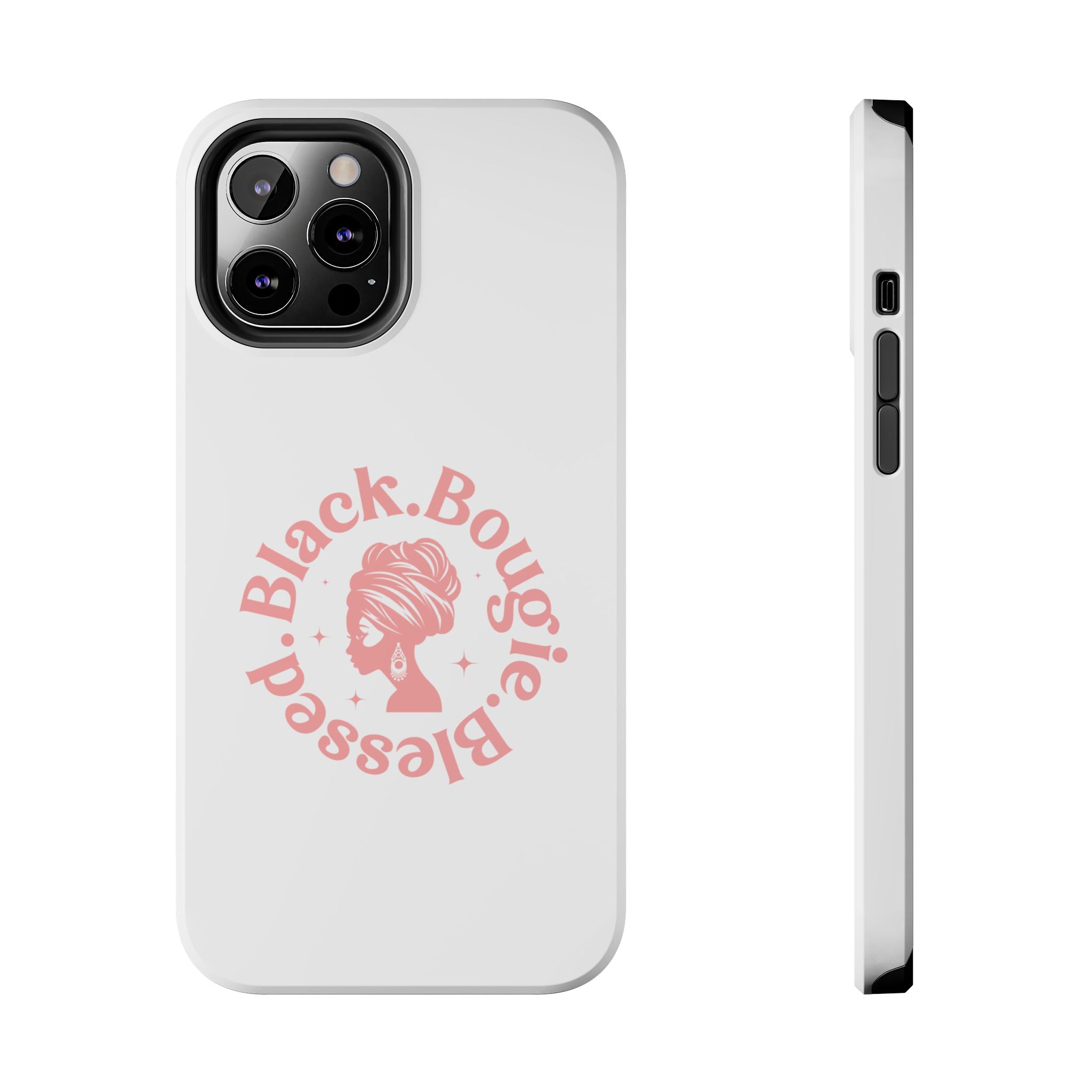 Black Bougie Blessed Phone Case – Impact Resistant for iPhone & Samsung