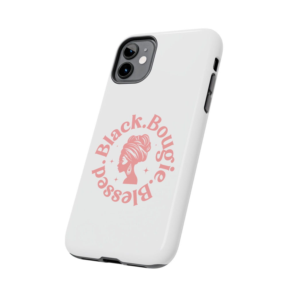 Black Bougie Blessed Phone Case – Impact Resistant for iPhone & Samsung