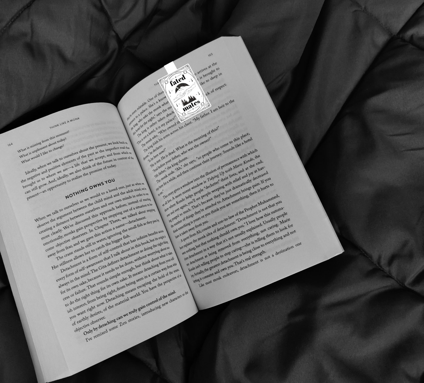 “Fated Mates” Handmade Magnetic Bookmark