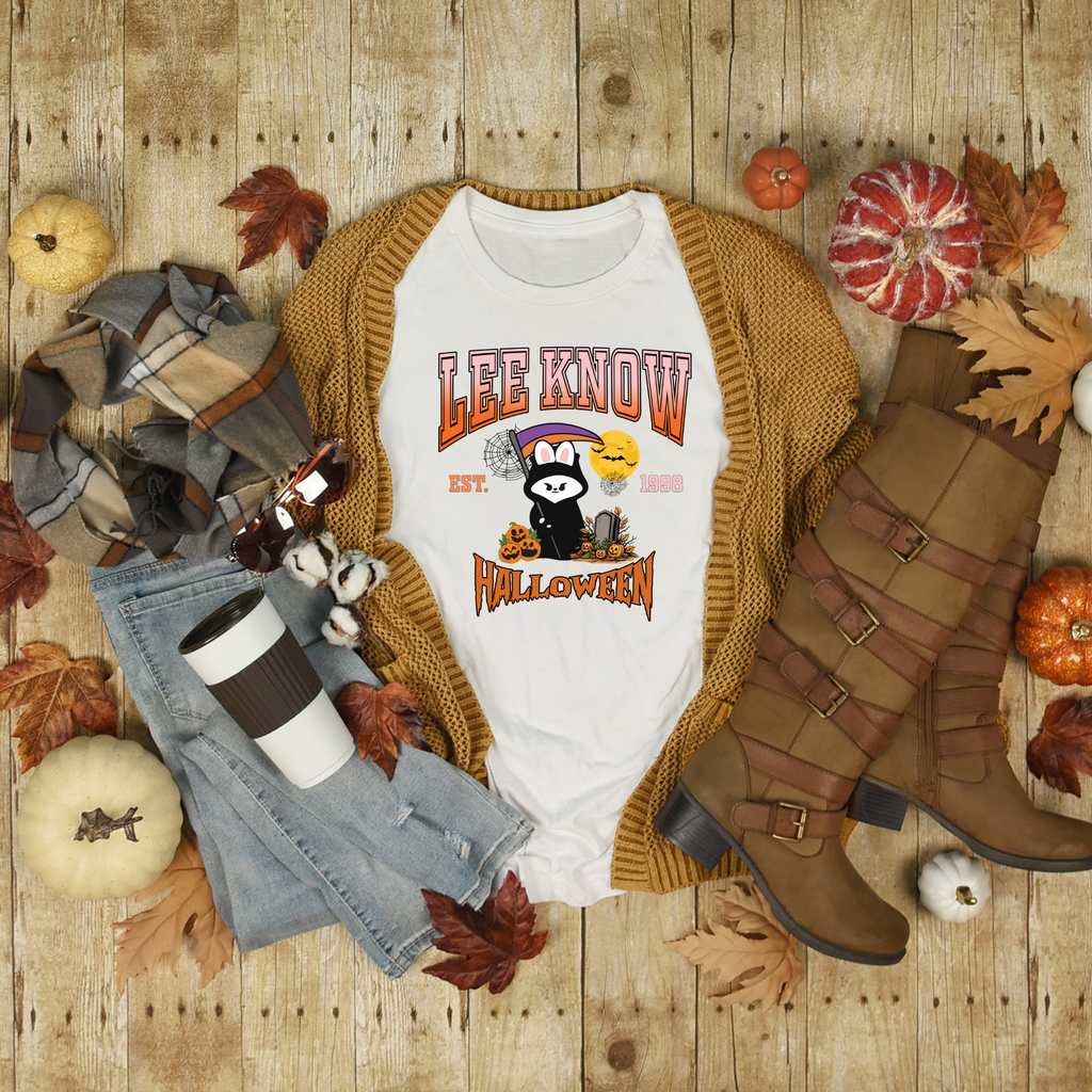 Lee Know Halloween SKZOO Unisex Softstyle T-Shirt
