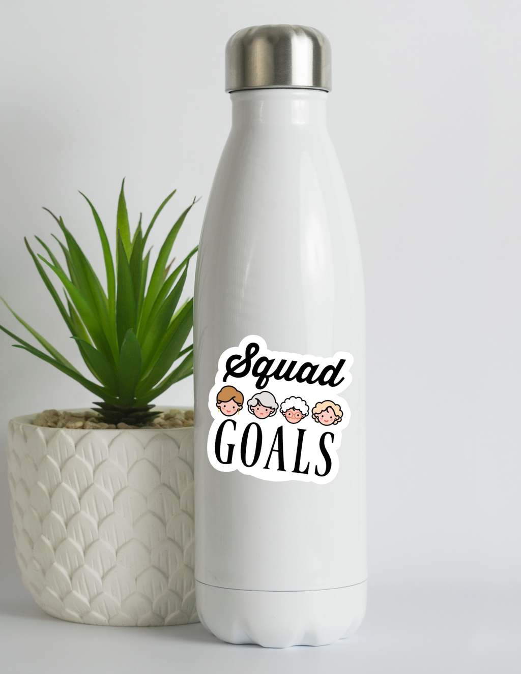 Squad Goals Sticker - Funny Friendship Sticker