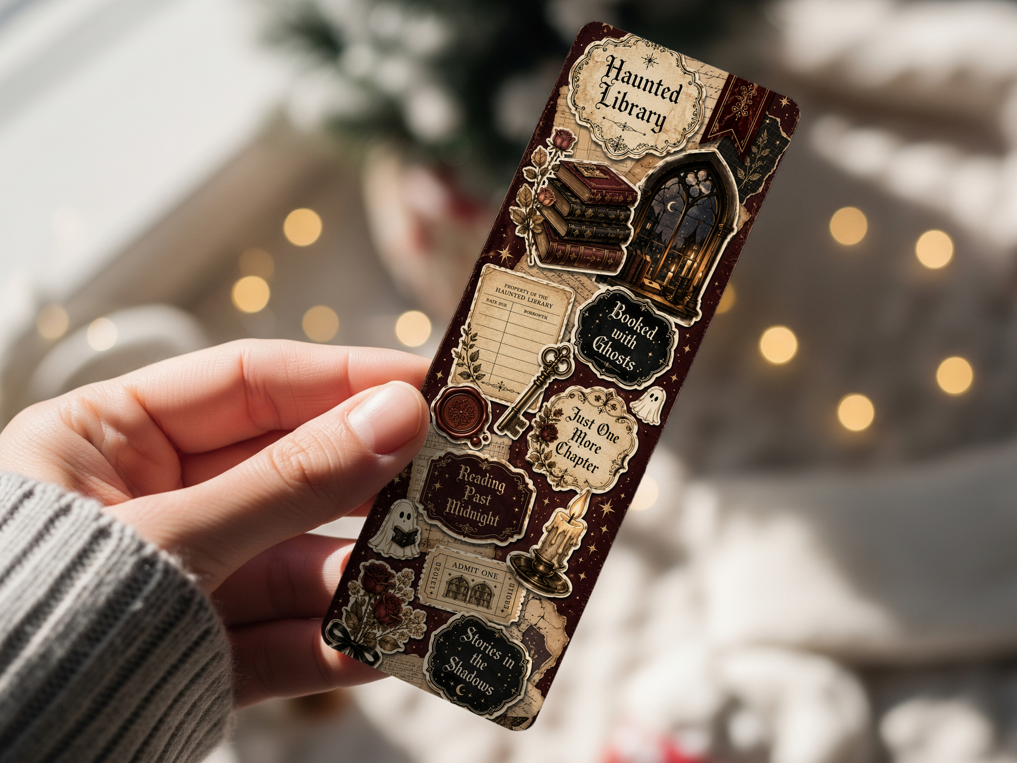 Halloween Bookmarks – Cozy Spooky Reading Collection | Cute Ghost & Pumpkin Bookmarks | Fall Book Lover Gift | Autumn Reading Accessories