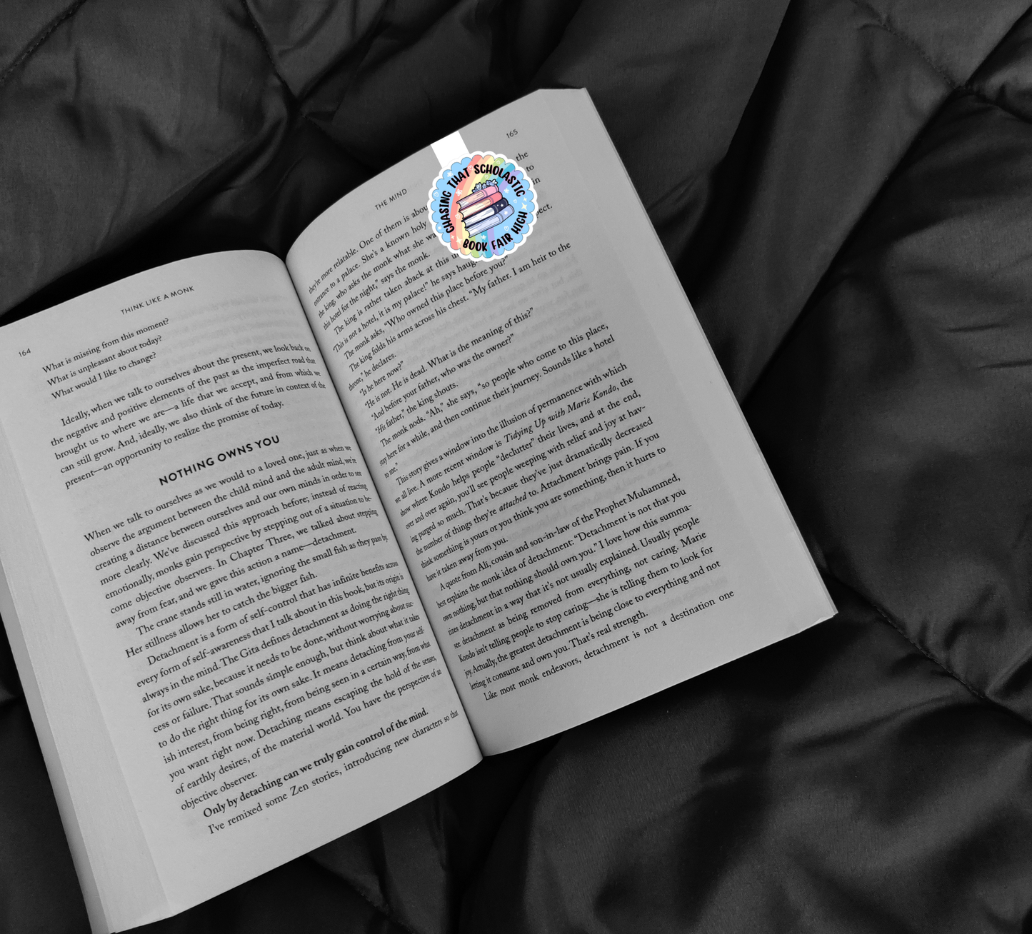 “Chasing That Scholastic Book Fair High” Handmade Magnetic Bookmark