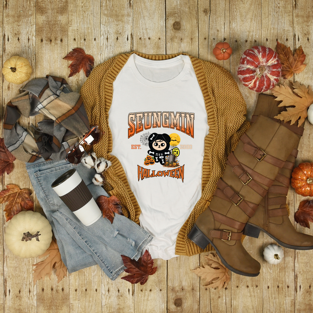 Seungmin Halloween SKZOO Unisex Softstyle T-Shirt