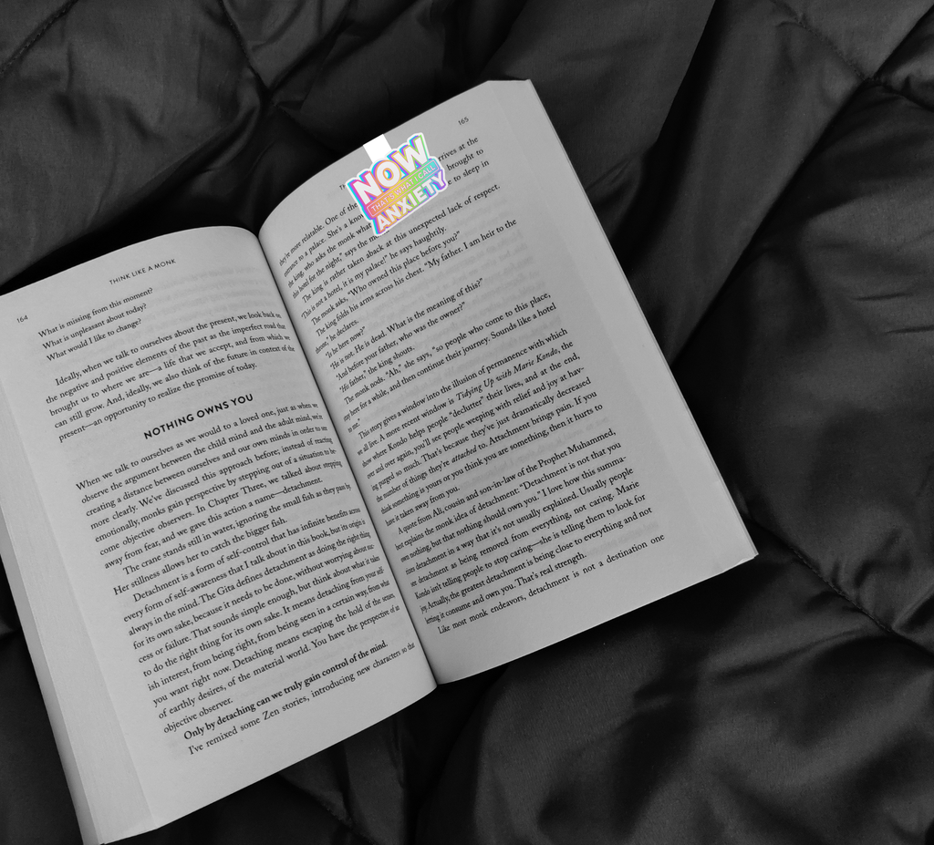 “Now That’s What I Call Anxiety” Handmade Magnetic Bookmark