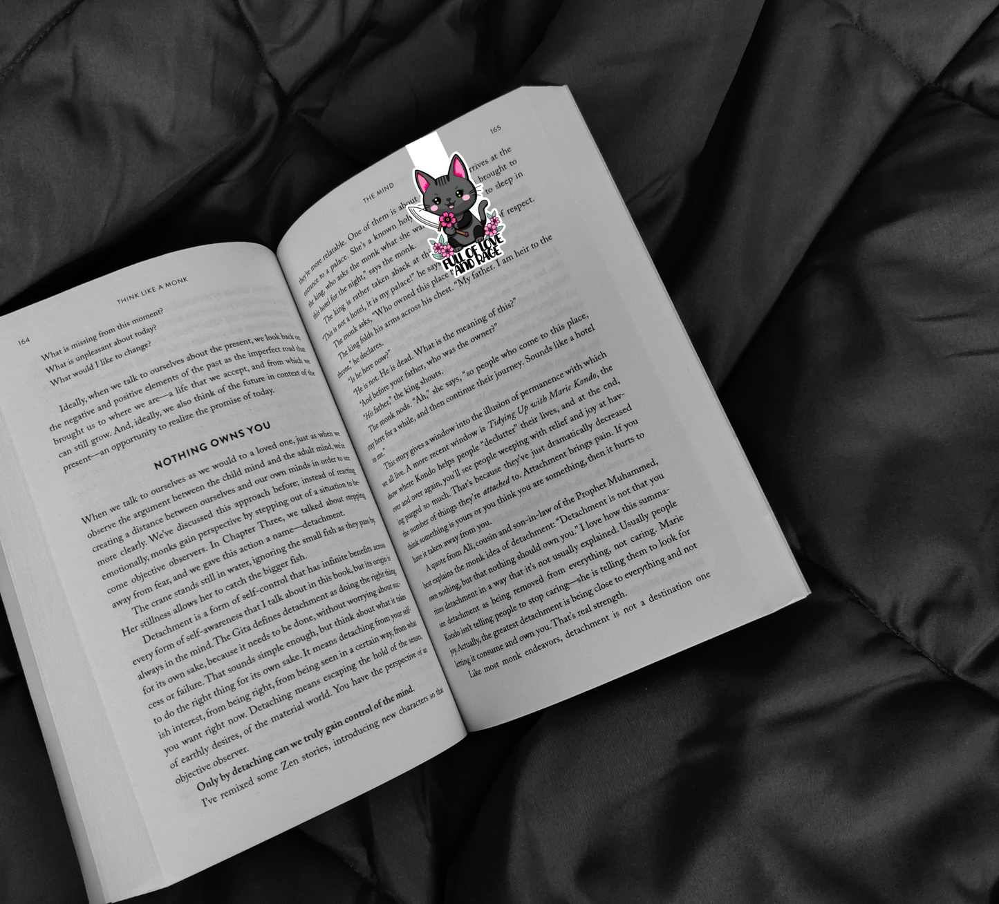 Magnetic Bookmark – “Full of Love and Rage” | Handmade