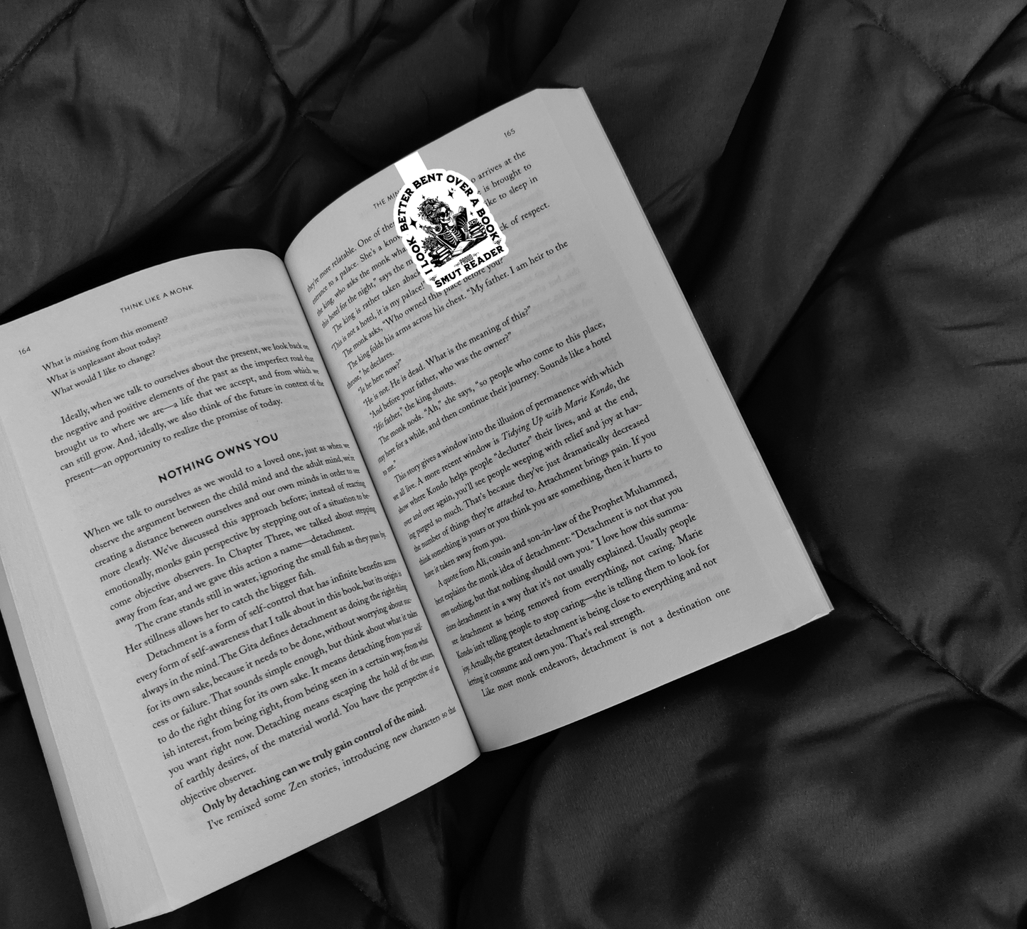 Magnetic Bookmark – “I Look Better Bent Over a Book – Proud Smut Reader” | Handmade