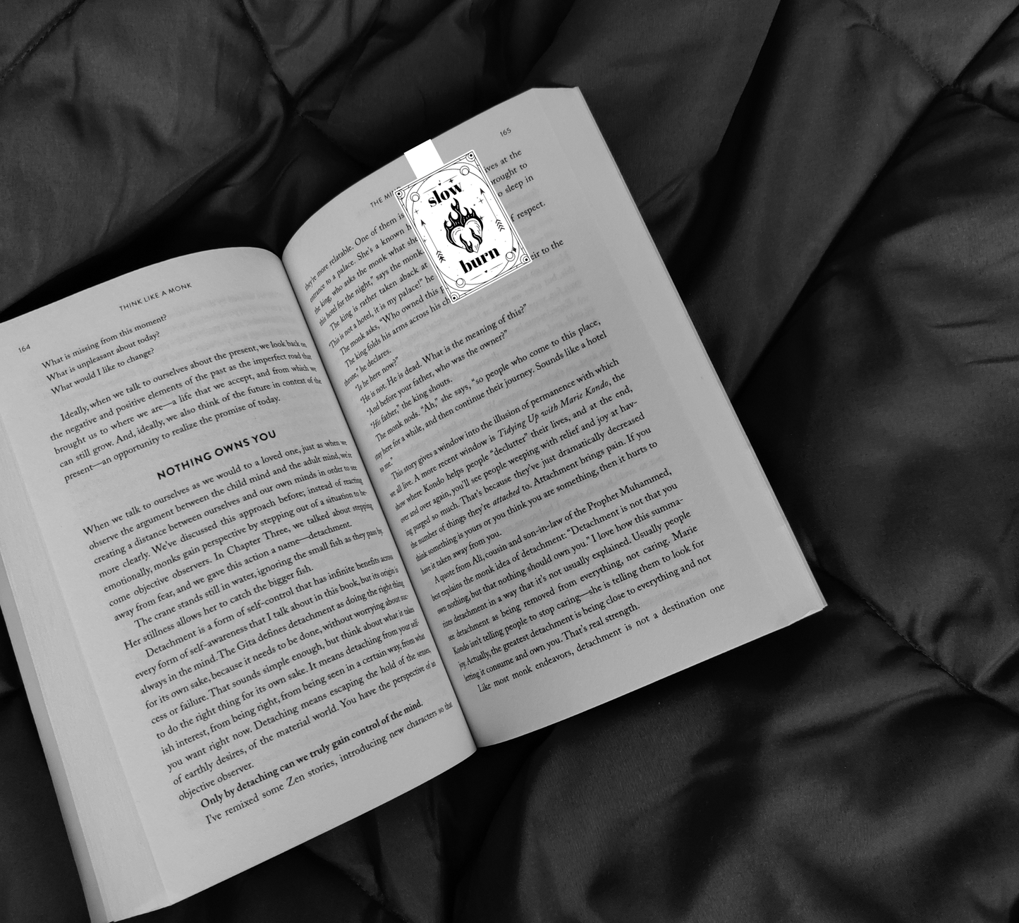 “Slow Burn” Handmade Magnetic Bookmark