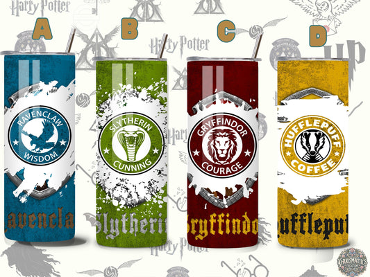 20 oz Magic House Themed Tumblers - Choose Your Magical House