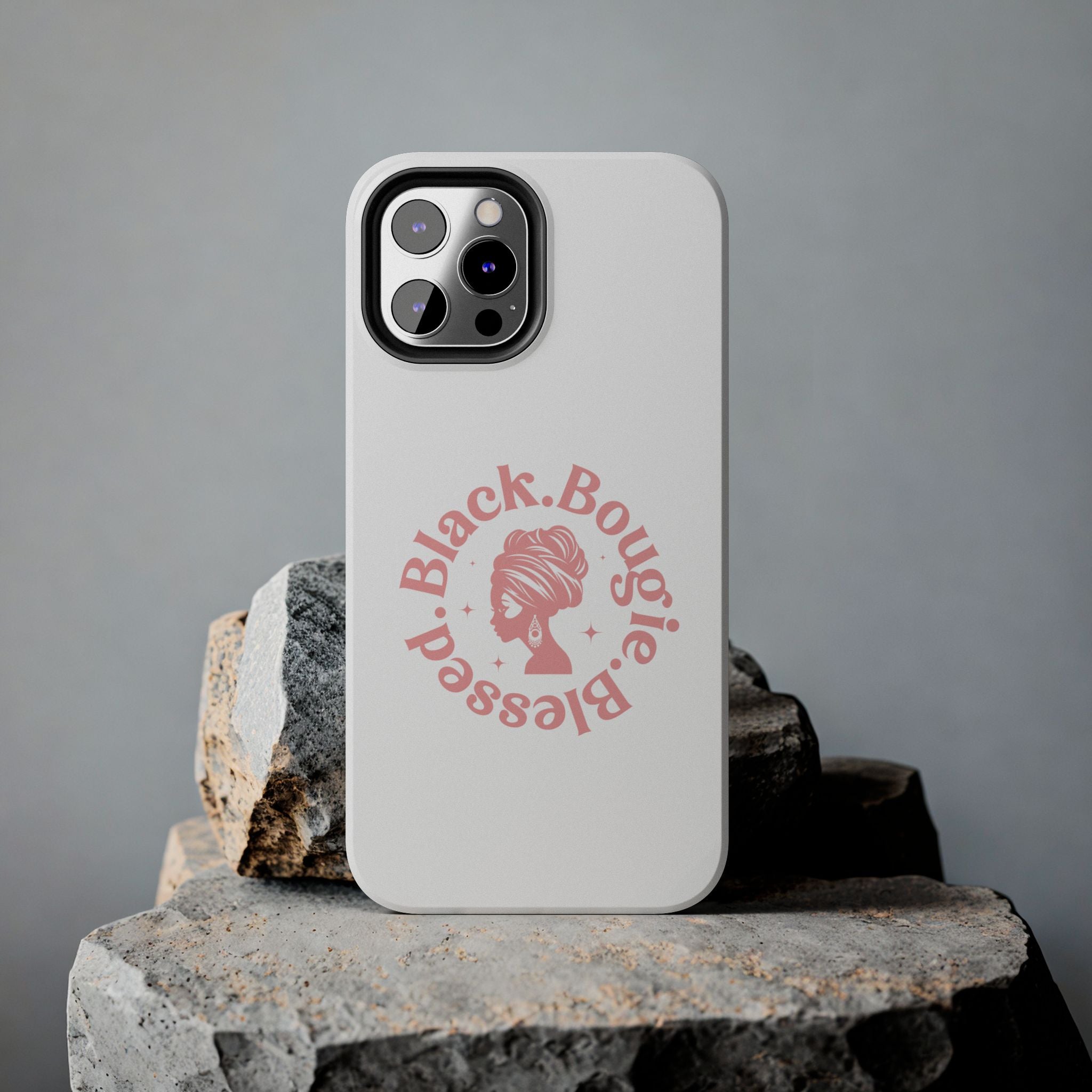 Black Bougie Blessed Phone Case – Impact Resistant for iPhone & Samsung