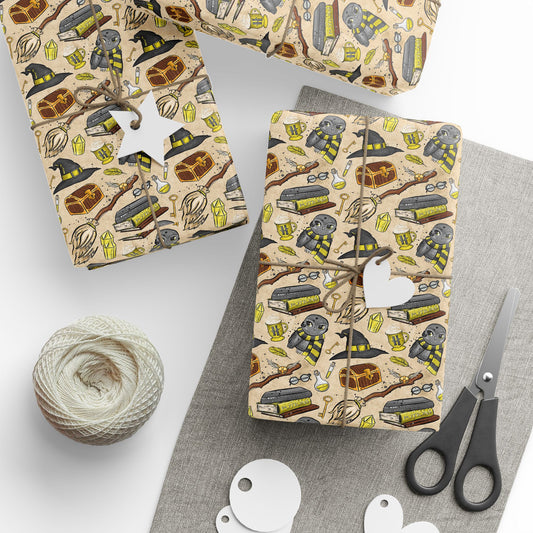 Wizard World Wrapping Paper Hufflepuff