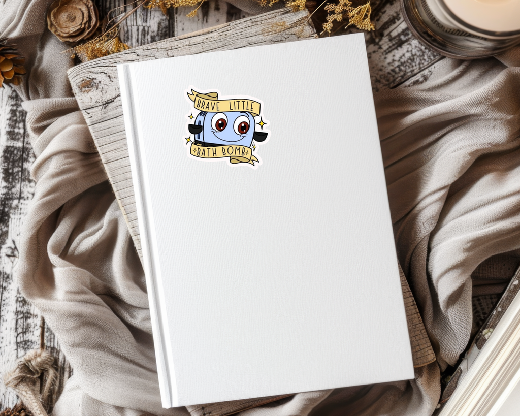 Brave Little Bath Bomb Sticker