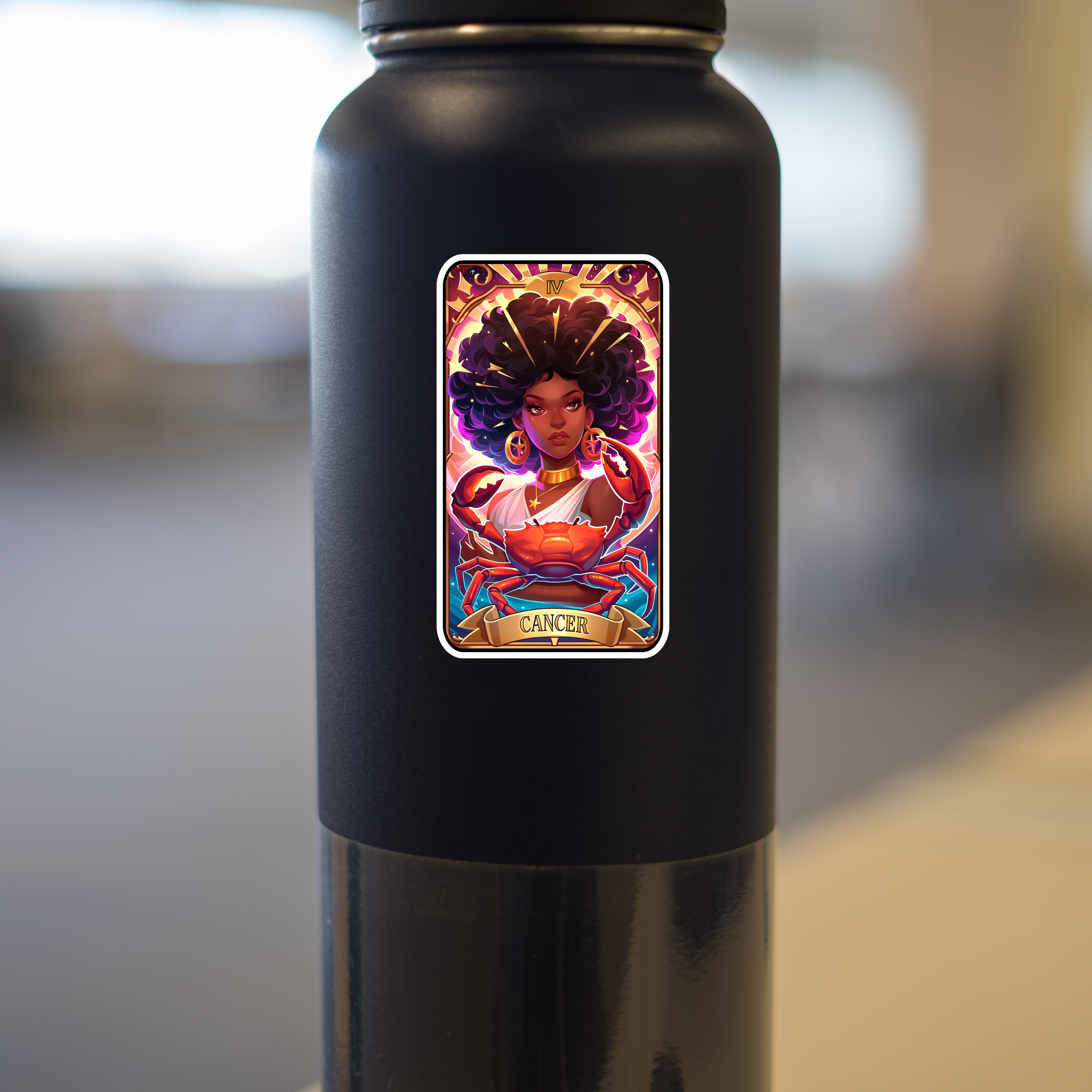 African American Zodiac Sign Stickers