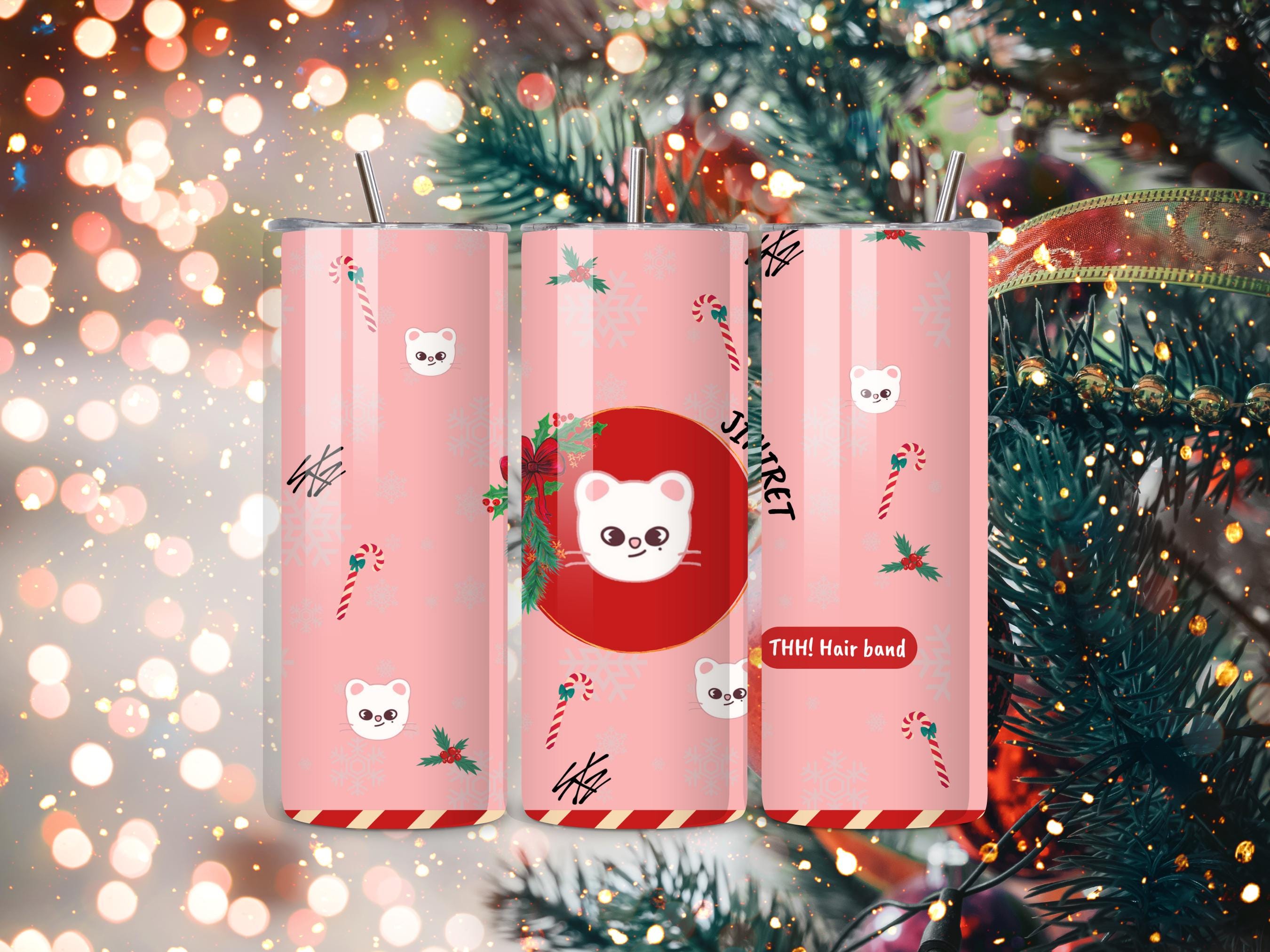 Christmas-Themed SKZOO Tumbler 20 oz Stainless Steel
