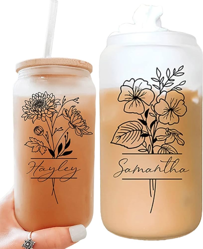 Custom Tumbler - Choice of 16 oz Glass or 20 oz Stainless Steel