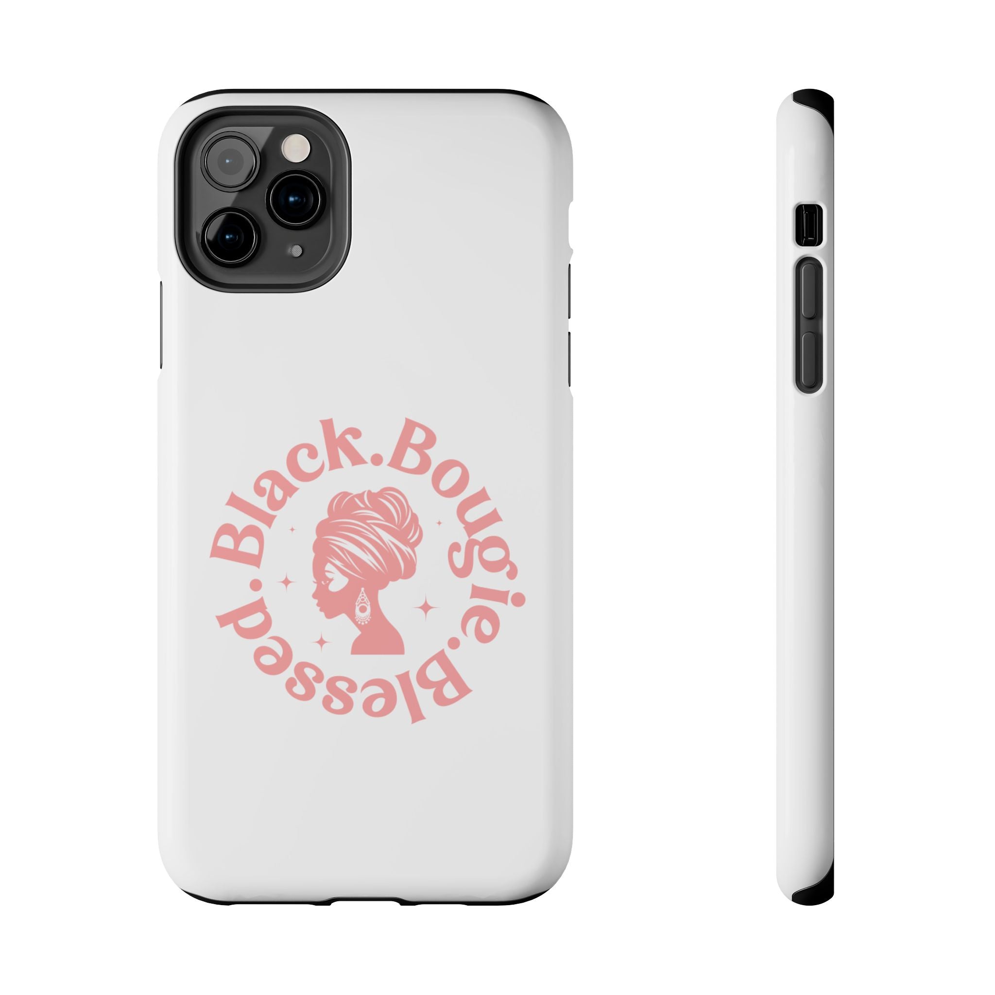 Black Bougie Blessed Phone Case – Impact Resistant for iPhone & Samsung