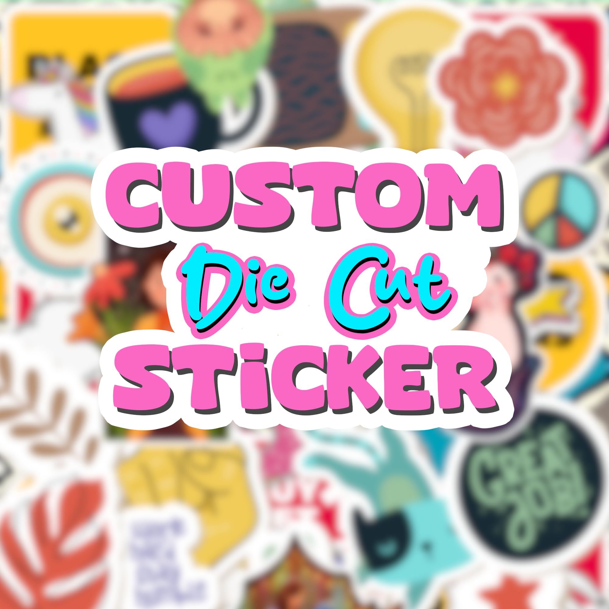 Custom Die-Cut Sticker | 2.5–3 Inches Wide | Your Image or Our Design