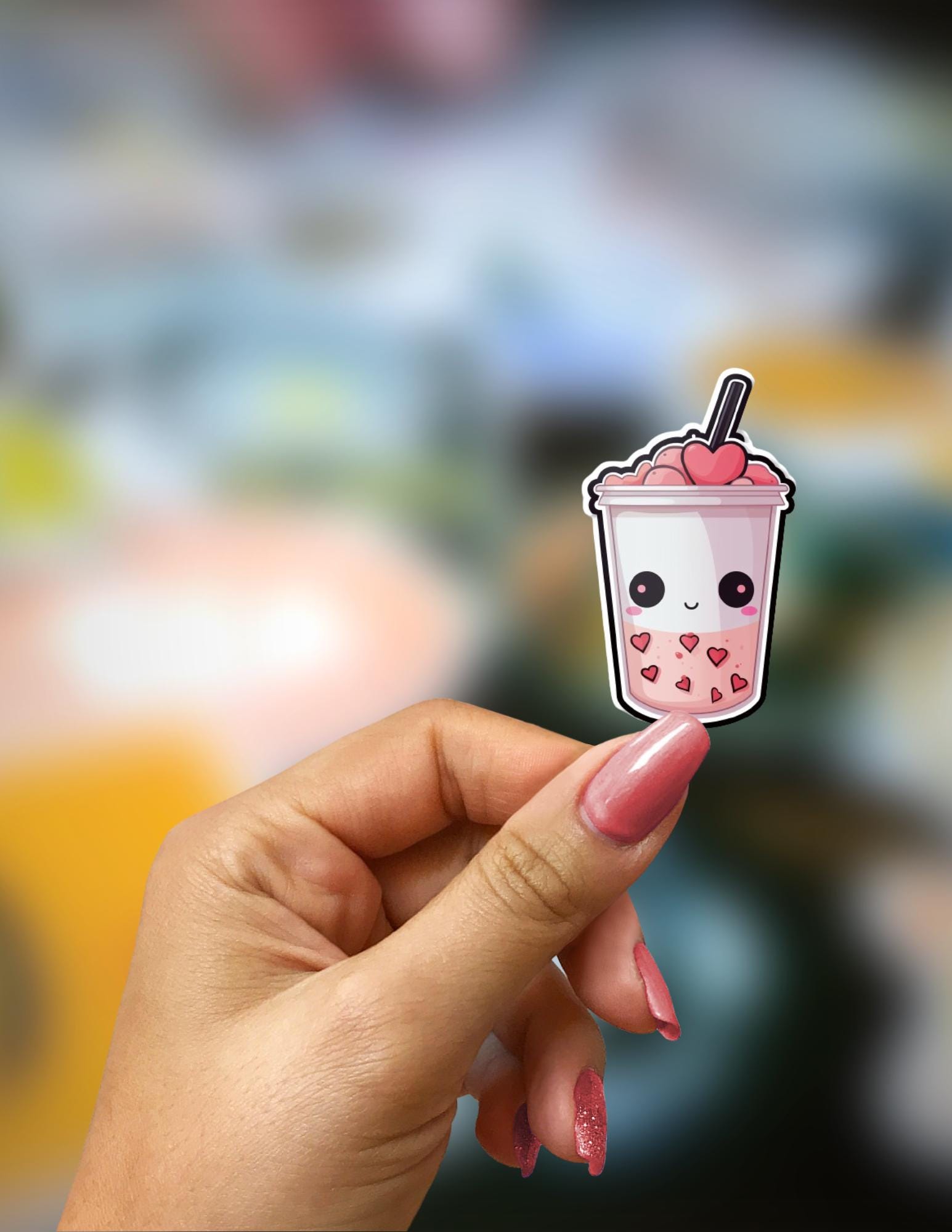 Pink Drink 3-pack Sticker Set