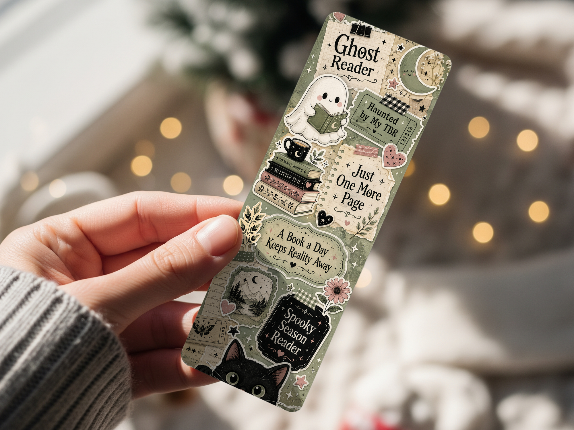 Halloween Bookmarks – Cozy Spooky Reading Collection | Cute Ghost & Pumpkin Bookmarks | Fall Book Lover Gift | Autumn Reading Accessories