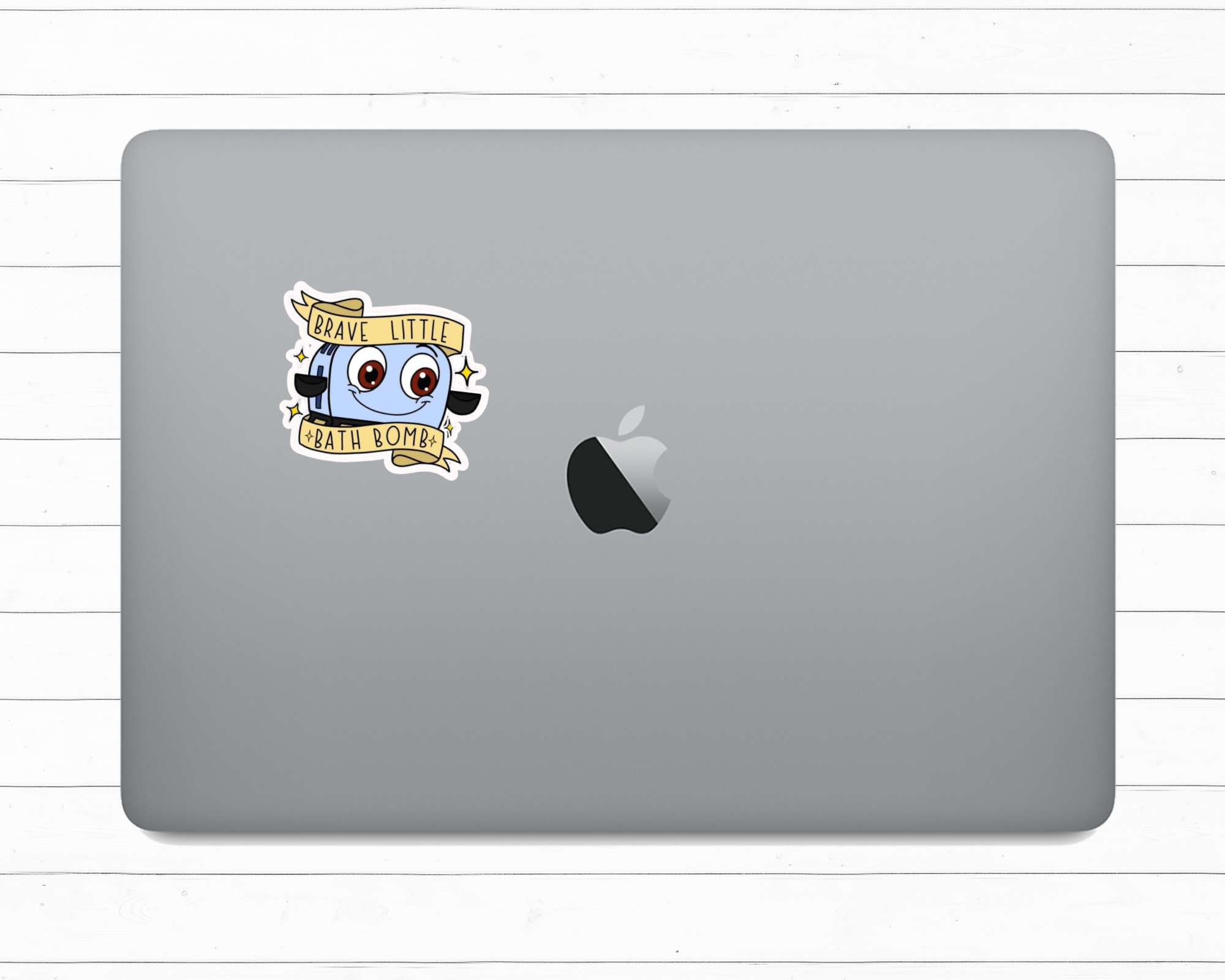 Brave Little Bath Bomb Sticker