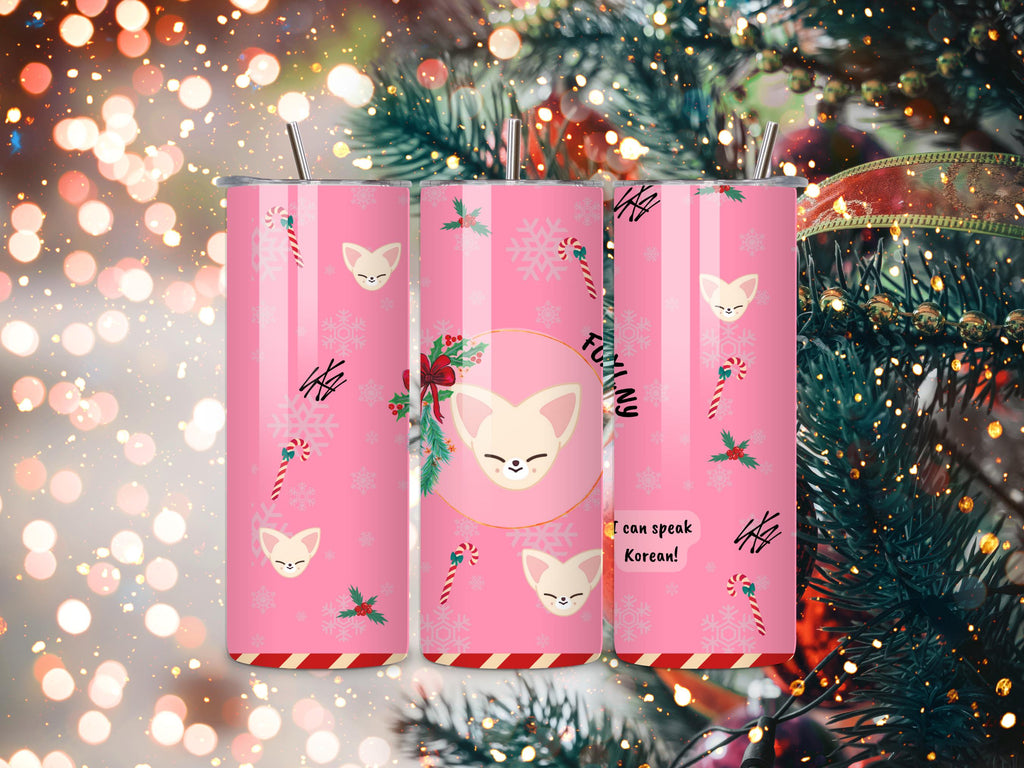 Christmas-Themed SKZOO Tumbler 20 oz Stainless Steel