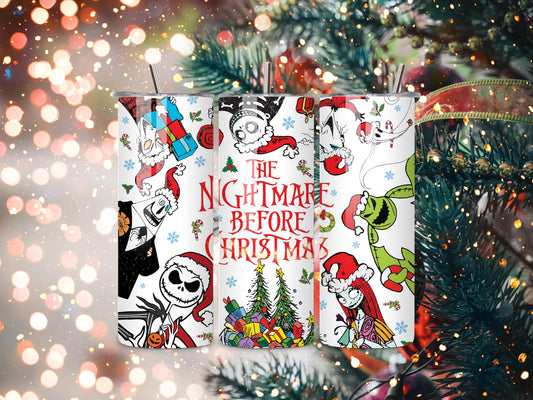 NBC Themed TumblerJack Skellington & Friends Holiday Design