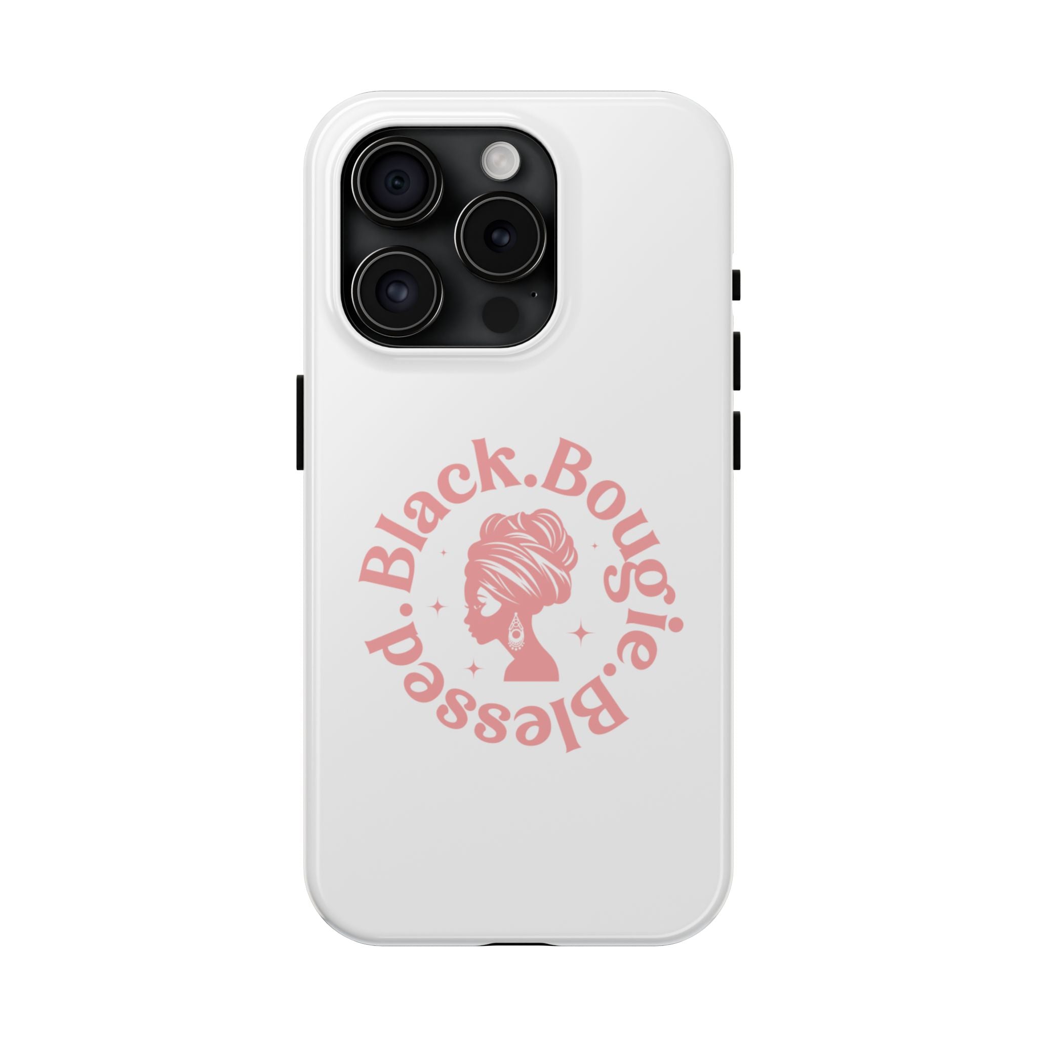 Black Bougie Blessed Phone Case – Impact Resistant for iPhone & Samsung