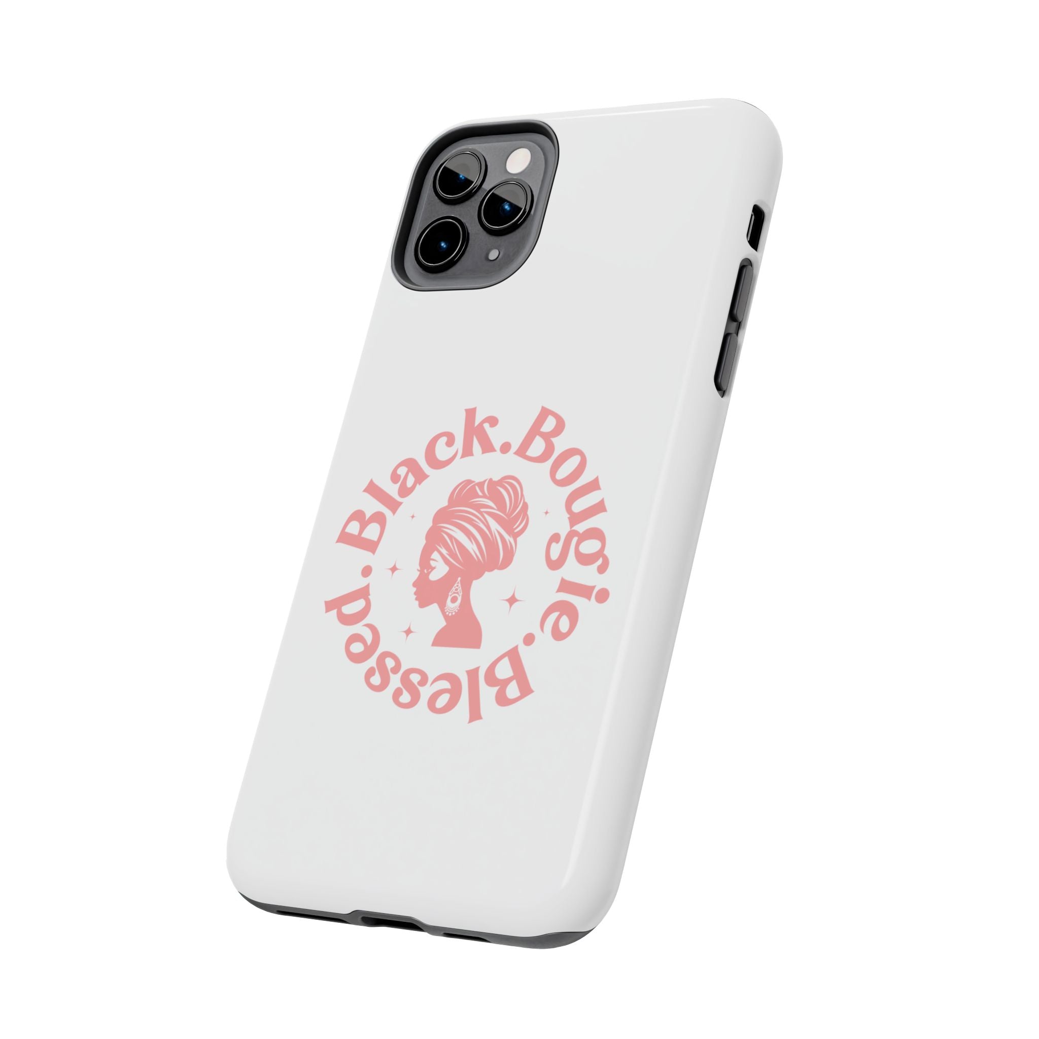 Black Bougie Blessed Phone Case – Impact Resistant for iPhone & Samsung