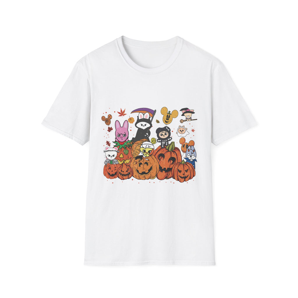 SKZOO Halloween Pumpkins Unisex Soft-Style T-Shirt