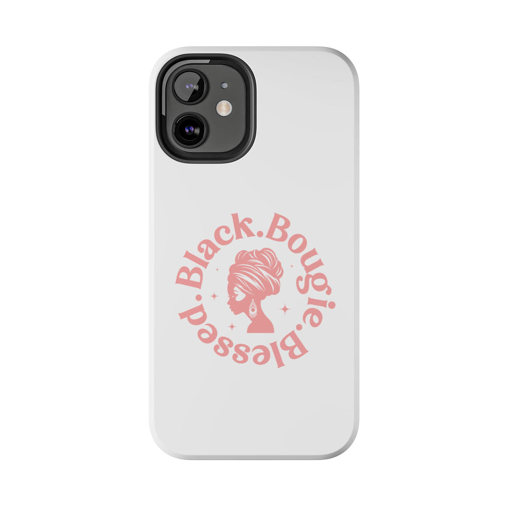 Black Bougie Blessed Phone Case – Impact Resistant for iPhone & Samsung