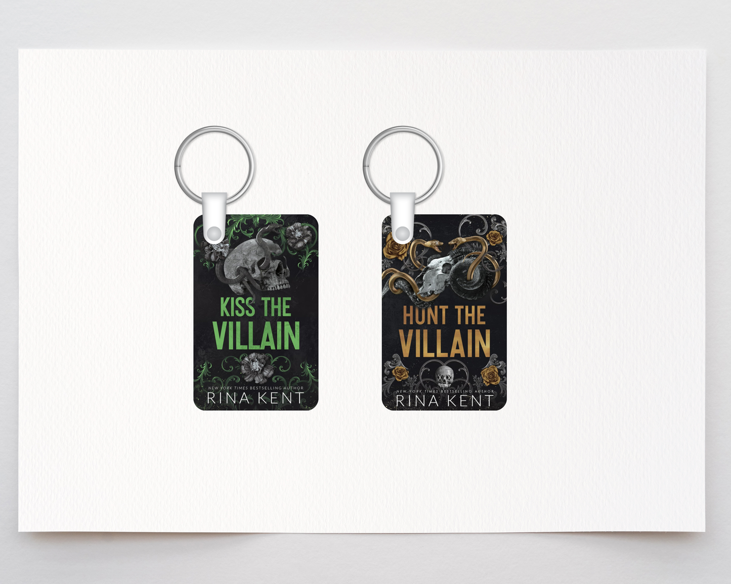 Book Series MDF Keychains | Bookish Accessories | ACOTAR, Fourth Wing, Rina Kent, Dark Romance, Fantasy Book Keychains