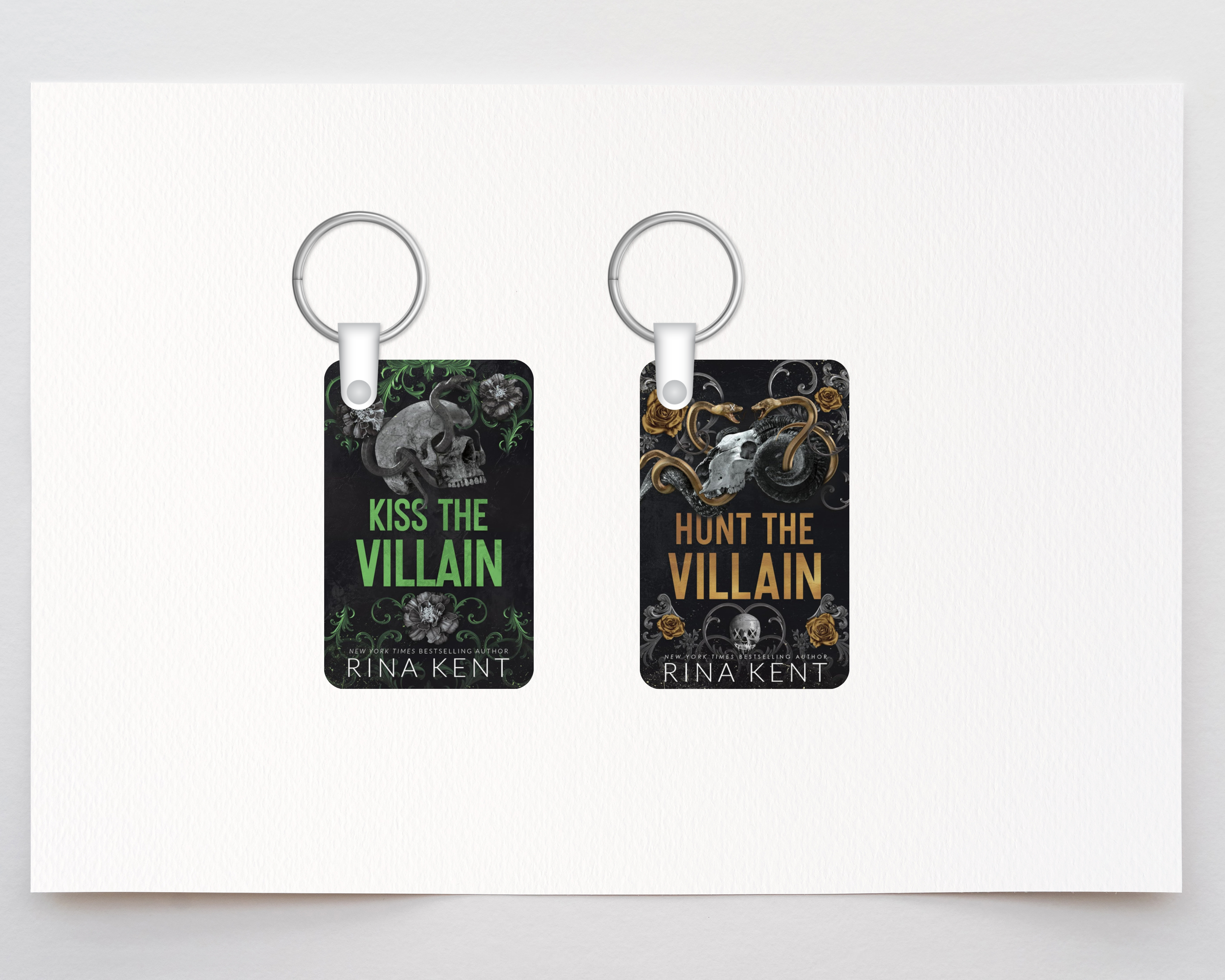 Book Series MDF Keychains | Bookish Accessories | ACOTAR, Fourth Wing, Rina Kent, Dark Romance, Fantasy Book Keychains